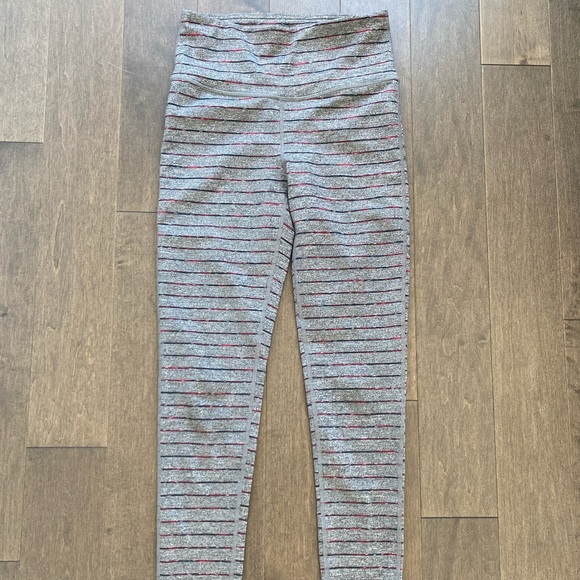 Mono B grey striped workout leggings - Picture 1 of 5